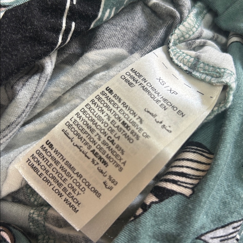 XS Soma Rayon stretchy pajama set - Picture 3 of 4